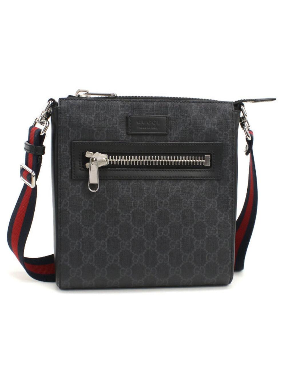 Gucci Web Strap Front Zip Messenger Bag #350364G10B